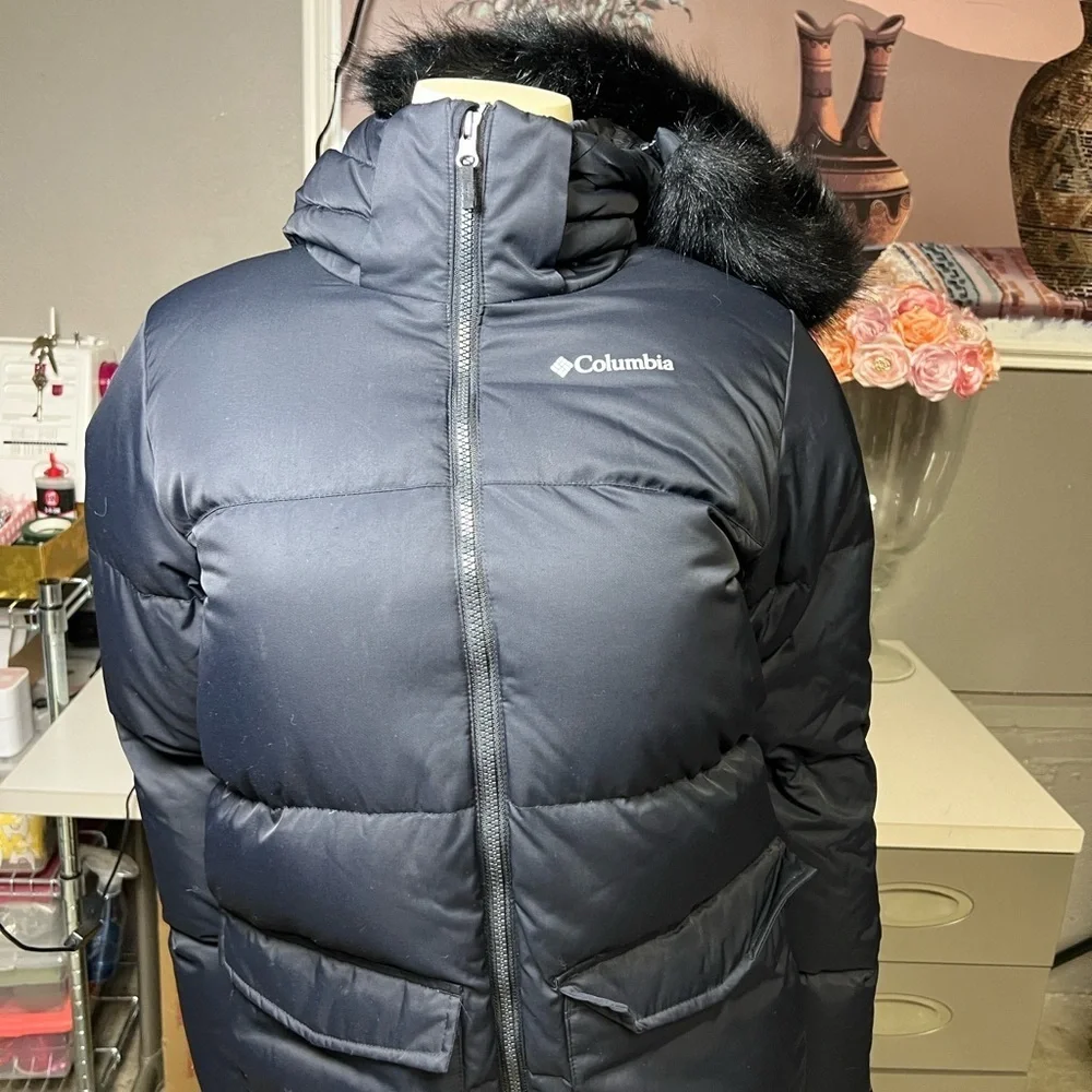 Columbia Black and White Patterned Jacket